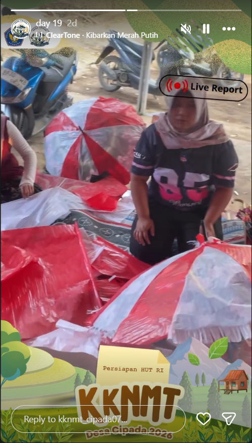 Persiapan HUT RI, KKNM-T Kelompok 7 Desa Cipada Semarakkan Semangat Kemerdekaan Dalam rangka menyambut Hari Ulang Tahun (HUT) ke-81 Republik Indonesia, sem
